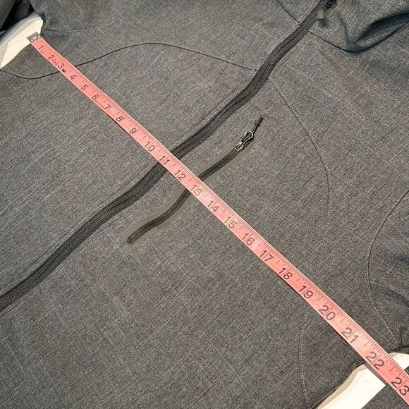 Columbia Mens Jacket Coat Gray Sz Medium Full Zip Softshell Front Hand Pockets - Picture 7 of 8